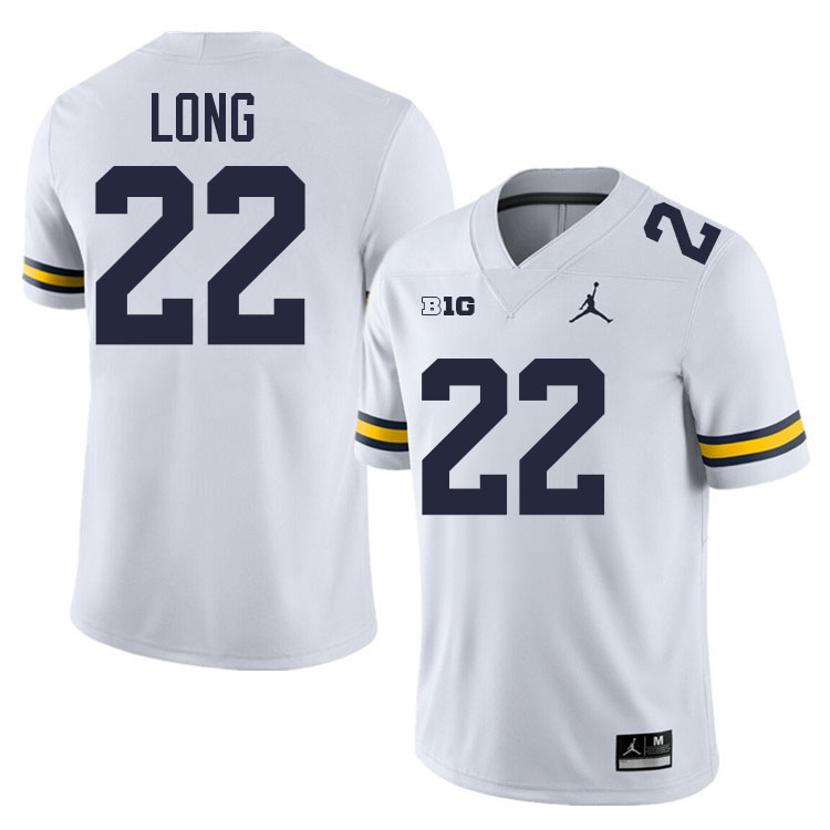 David Long Michigan Jersey,Michigan Wolverines #22 David Long Jersey Youth-White